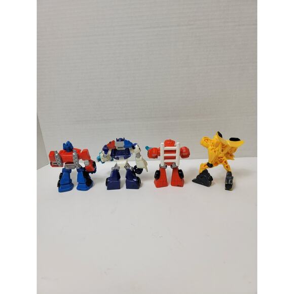 Playskool Rescue Bot Action Figure Lot Chase Heatwave Bumblebee Optimus Prime - Picture 3 of 7